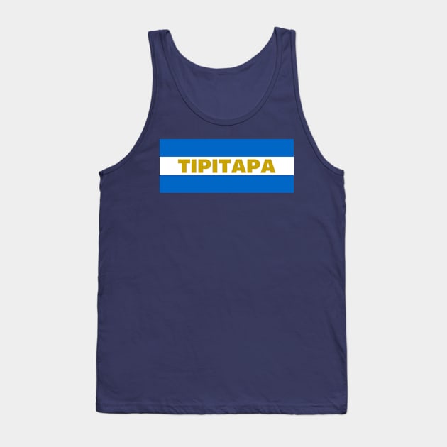 Tipitapa City in Nicaraguan Flag Colors Tank Top by aybe7elf